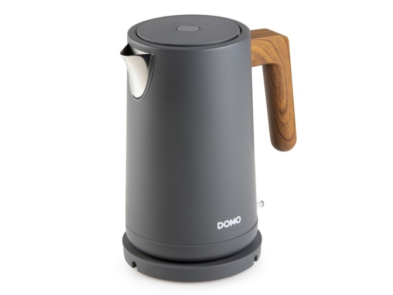 Domo Wood You, 1,7 L, 2200 W, Grå, Vandmåler, Overophedningsbeskyttelse, Ledningsfri