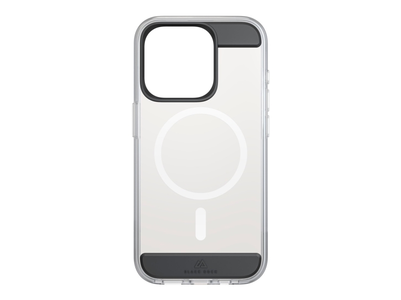 Black Rock Mag Air Schutzhülle Apple Iphone 15 Pro Schwarz Magsafe Kompatibel, Stoßfest