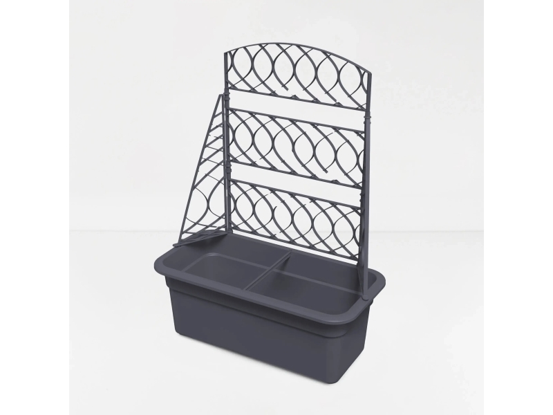 HUS SET MED PERGOLÄ? BLOMA - ANTRACIT | Grill, Bål & Terrasse - Terrass - Paviljonger | GameStuff