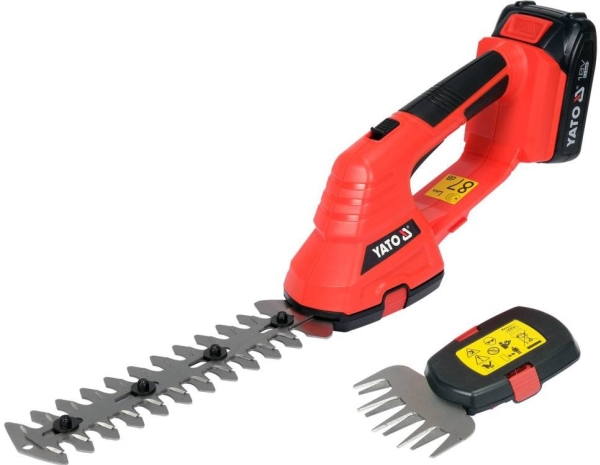 18V hækkeklipper + 2Ah batteri + lader