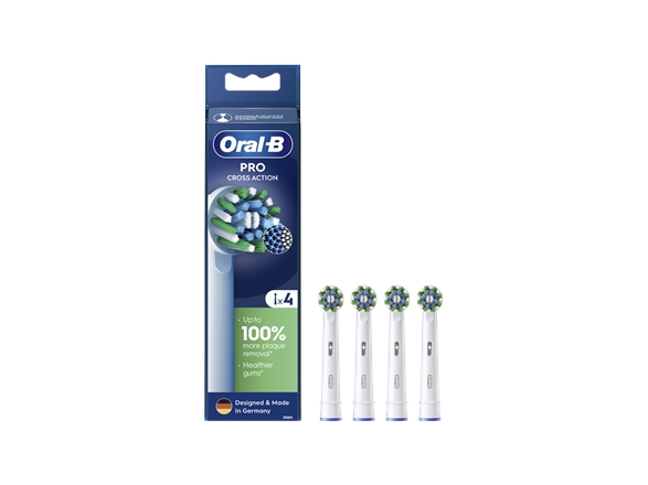 Oral-B Aufsatz Für Crossaction Elektrische Zahnbürste 4 Stück Eb50-4 "Pro"