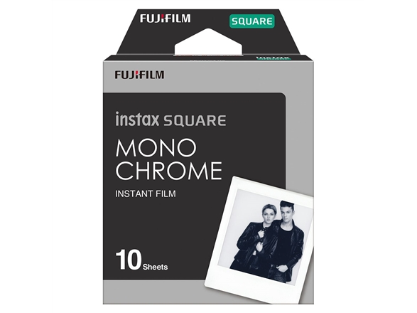 Fujifilm Instax Square Sq10/Sq6/Sq1 Monochrome, 10 Stück(E)