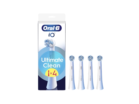 Oral-B Replaceable Toothbrush Heads | Io Ultimateclean | Heads | For Adults | Number Of Brush Heads Included 4 | White
