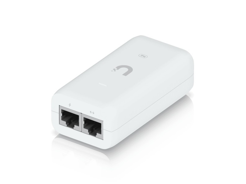 Ubiquiti PoE adapter RJ45, 200mV p-p, 15W, 500mA, 86 x 46 x 33 mm, hvid