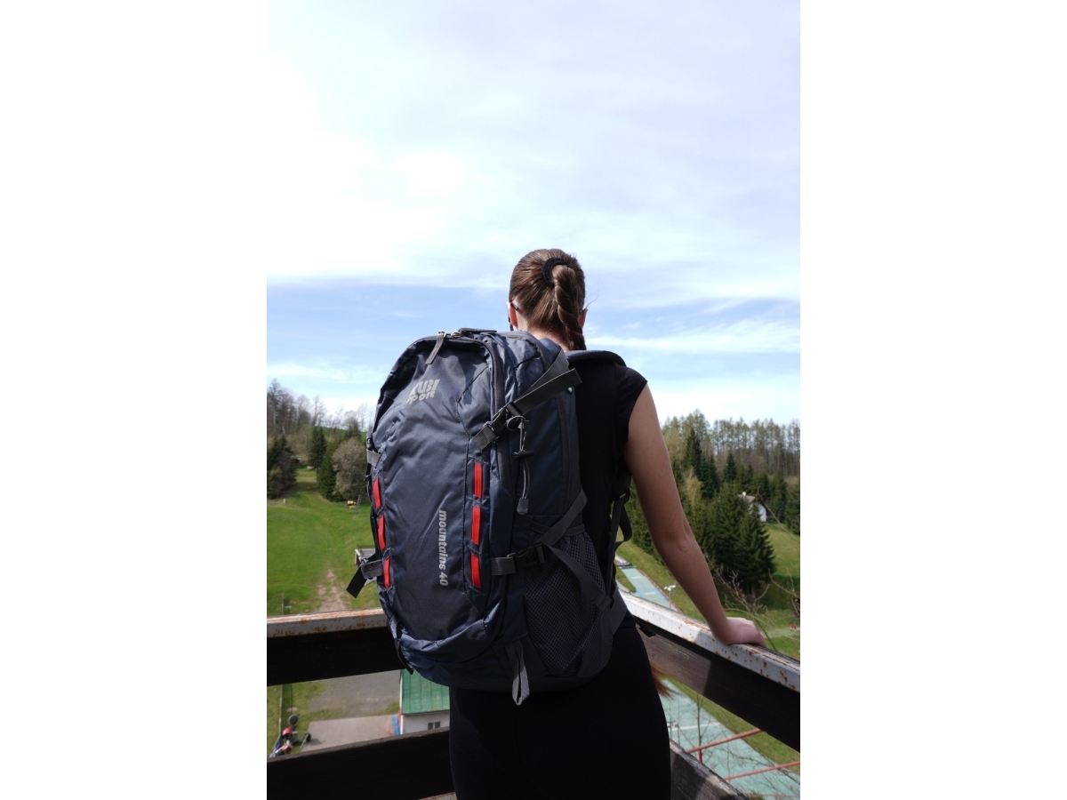 Wanderrucksack Rg Camp Kubisport 40 L Grau Robust Groß (Damen/Herren)