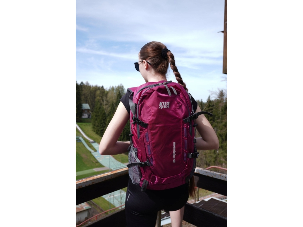 Rg Camp Rygsæk 40 L - Sportsturbags, Dame, Stor, Rosa Kubisport