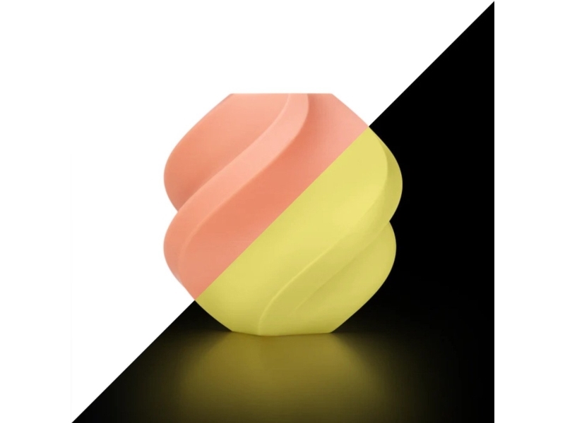 Bambu Lab Pla Glow Plastikas 1.75Mm 1Kg – Komplektuojamas Su Daugkartine Rite – Glow Oranžinis