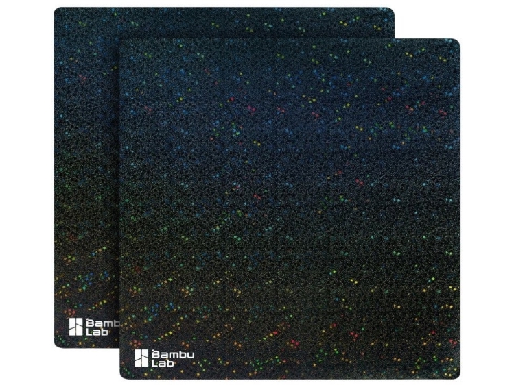 Bambulab Bambu 3D Galaxy Surface Sheet – Set Mit 2 Austauschbaren Platten (X1, P1 Und A1 Serie)