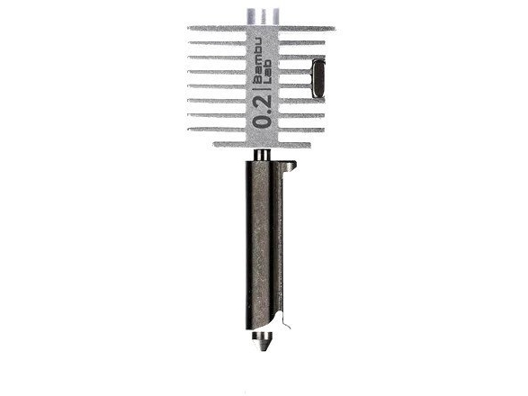 Hotend su nerūdijančio plieno antgaliu Bambu Lab A1 serijos spausdintuvams - 0.2mm