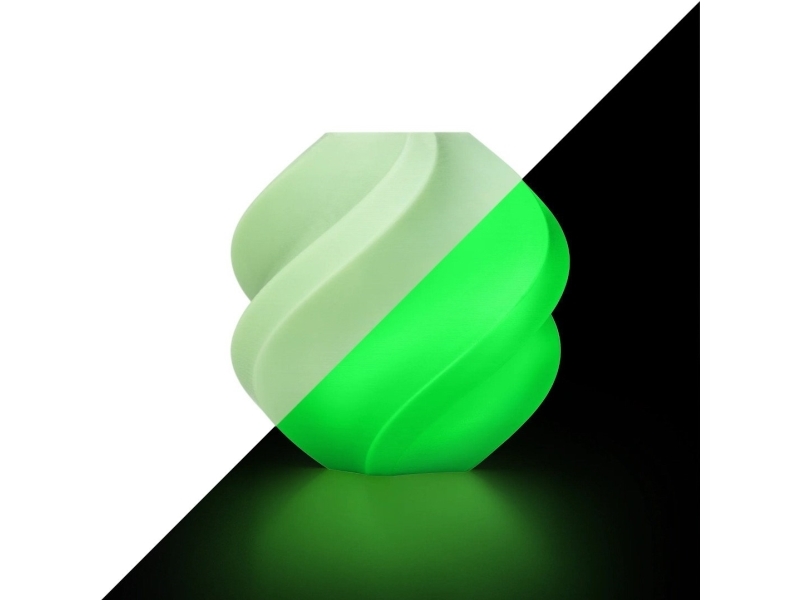 Filament Bambu Lab Pla Glow 1,75Mm 1Kg - W Ie Z Wielorazową Szpulą - Glow Green}