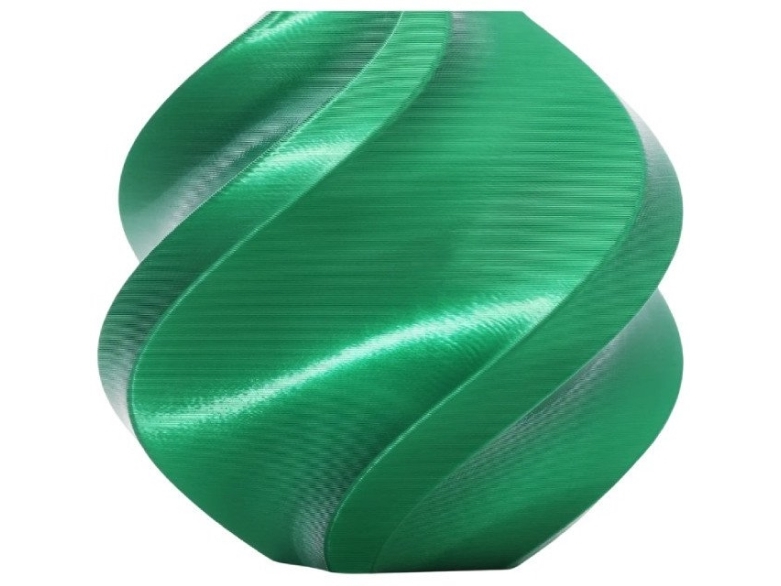 Bambu Lab Pla Silk+ Filament 1,75 Mm 1 Kg (Med Genanvendelig Spole), Candy Green