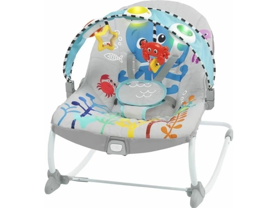 BABY EINSTEIN grojantis gultukas-sūpynės KICK TO IT Opus 0 - 30 m, MULTICOLORED, 16787 | Belysning - Inomhusbelysning - Barnlampor | GameStuff