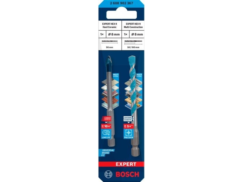 Bosch Borsæt Hex Ceramic Og Multi 8Mm