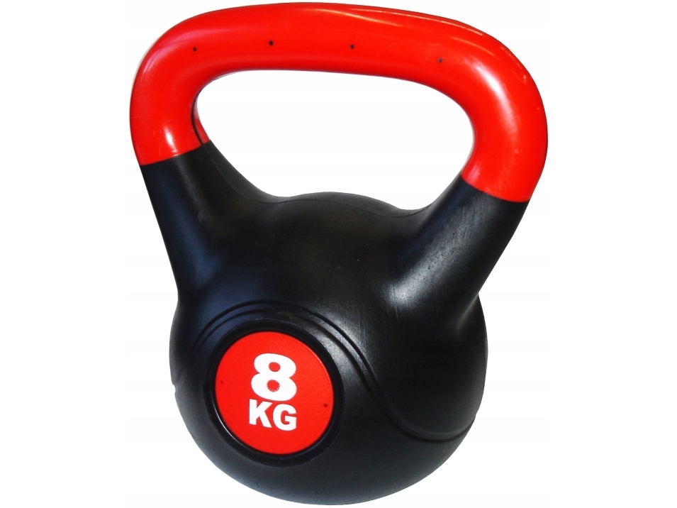 Kettlebell håndvægt træningsvægt KUBISPORT 8 kg