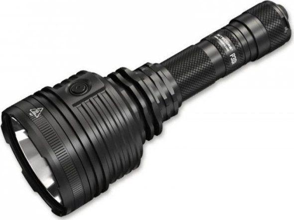 Nitecore P30i, Hånd Lommelygte, Sort, Aluminium, Knapper, 2 M, 2 M