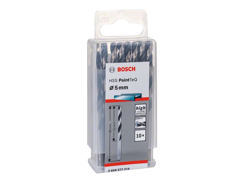 Bosch METALBOR POINTTEC HSS-R 5,0MM 10 st | Elverktyg - Tillbehör - Metallborr | GameStuff