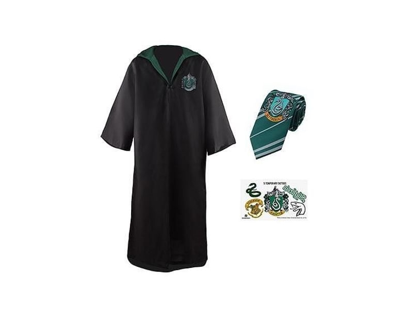 Slytherin Kappe Med Slips