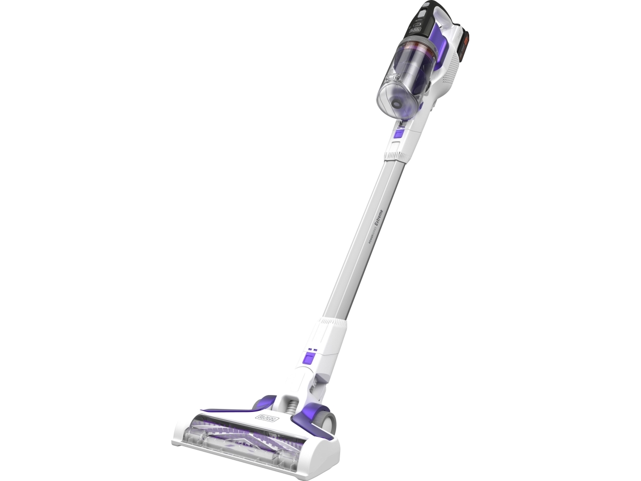 Black & Decker Bhfev1825cp, Trocken, Zyklonal, Beutellos, Weiß, 0,65 L, Akku