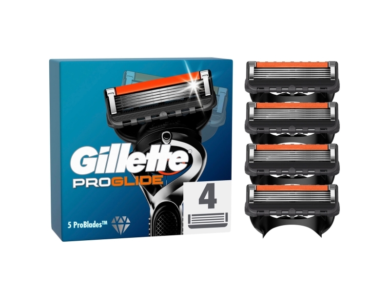 Gillette Proglide Barberblade, 4-pakning | Hårvård - Skägg- / Hårtrimmer - Rakblad | GameStuff