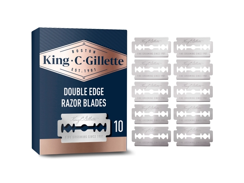 King C. Gillette Dobbelte Barberblade 10 Refill