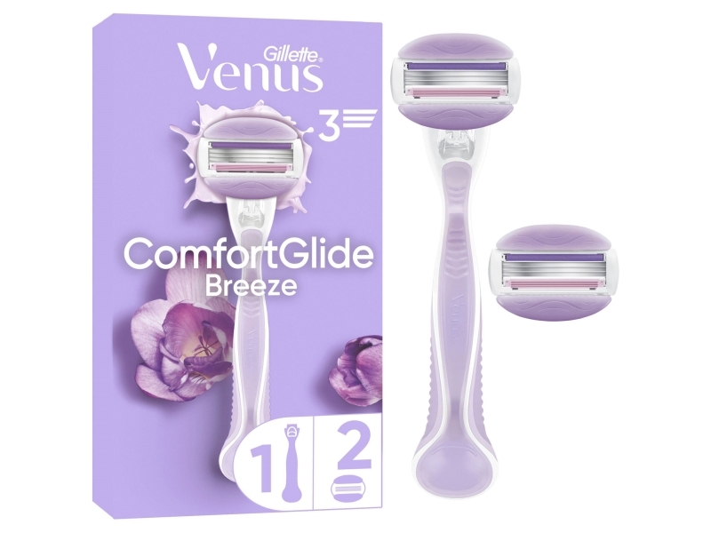 Rakhyvel Comfortglide Breeze + 2st rakblad | Hårvård - Skägg- / Hårtrimmer - Skär för rakapparater | GameStuff