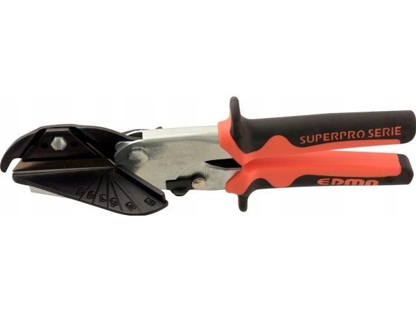 Edma Reguliuojamo kampinio kirpimo žirklės plastiko, gumos gaminiams. 240 mm