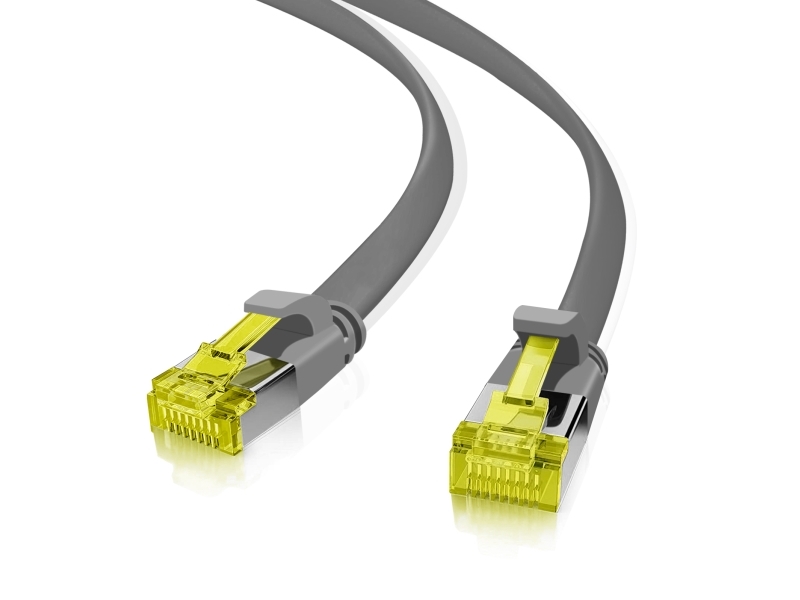 Helos 205226, 15 M, Cat6a, U/Ftp (Stp), Rj-45, Rj-45, Grå