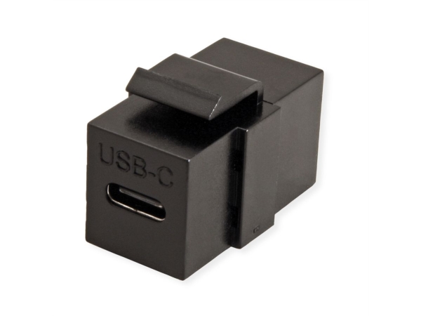 Value 25.99.8210, Flad, Sort, Usb C, Usb C, Hunstik, Hunstik