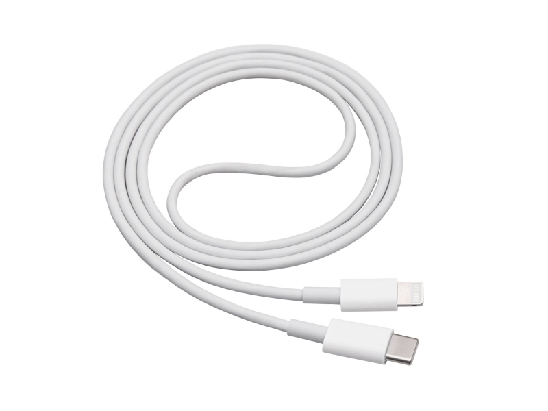 Akyga Ak-Usb-35, 1 M, Lightning, Usb C, Hanstik, Hanstik, Hvid