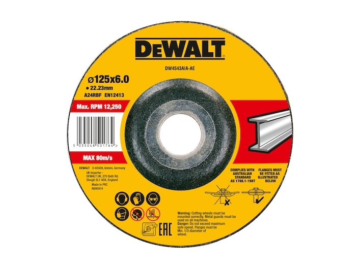 Dewalt Dwa4514sia-Ae, Rustfrit Stål, 11,5 Cm, 2,22 Cm, 6 Mm, Dewalt, 148 G