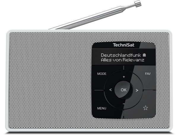 Technisat Digitradio 2 Dab+, Fm Wake-Up Funktion Weiß
