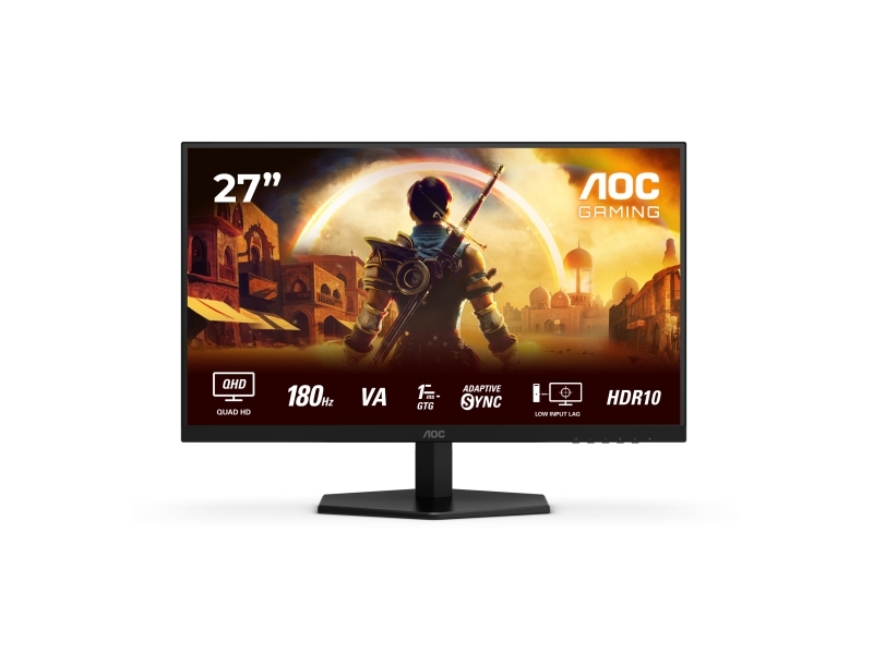 AOC G4 Q27G42XNE, 68,6 cm (27), 2560 x 1440 pixel, Quad HD, LED, 1 ms, Sort, Rød