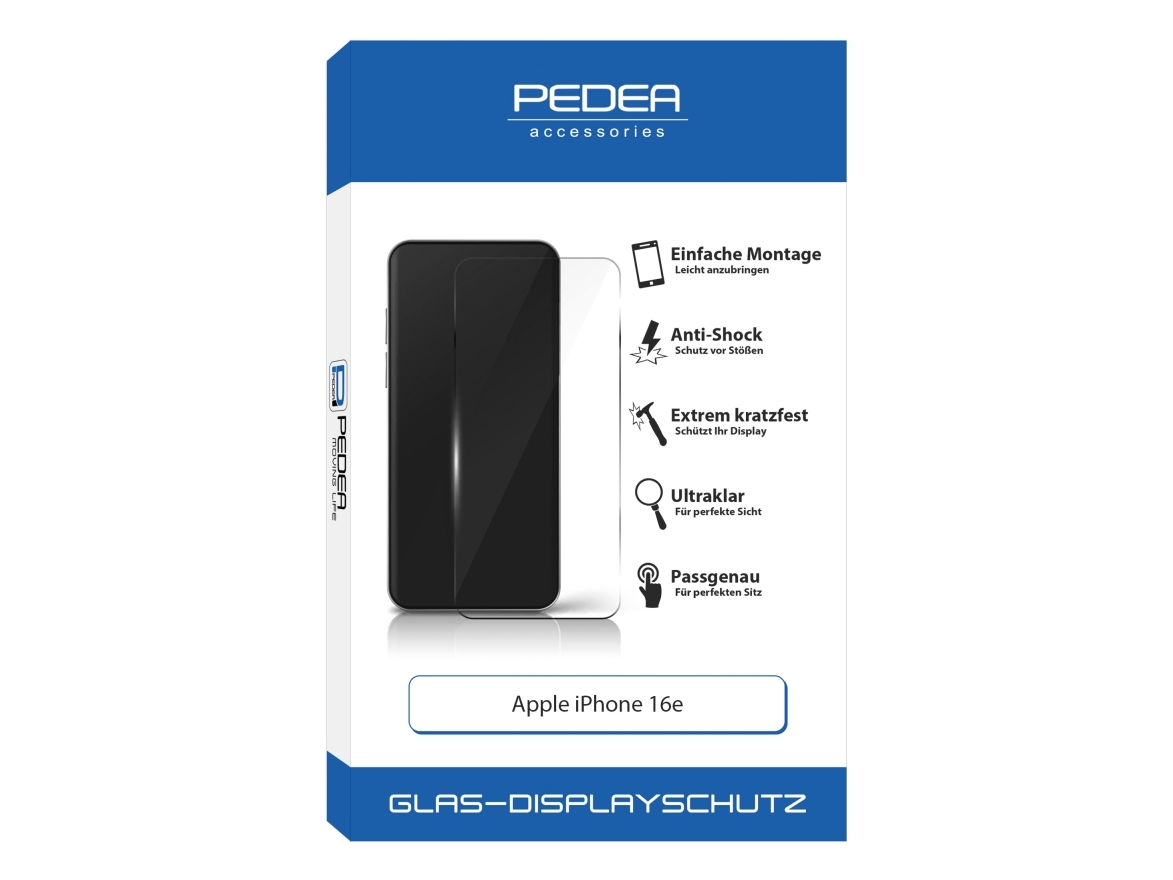 Pedea 50170106, Apple, Iphone 16E, Stødresistent, Transparent, 1 Stk
