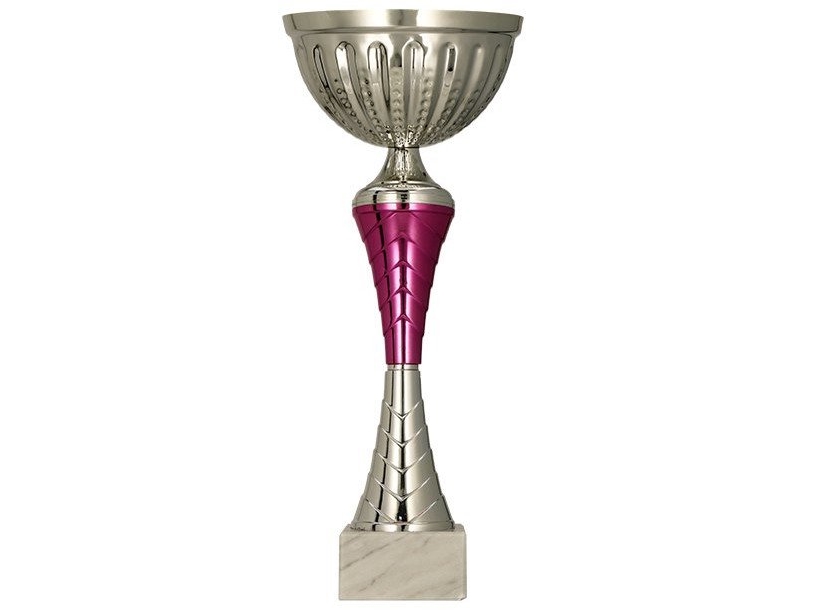 Victoria Sport Pokal Aus Metall Silber - Lila