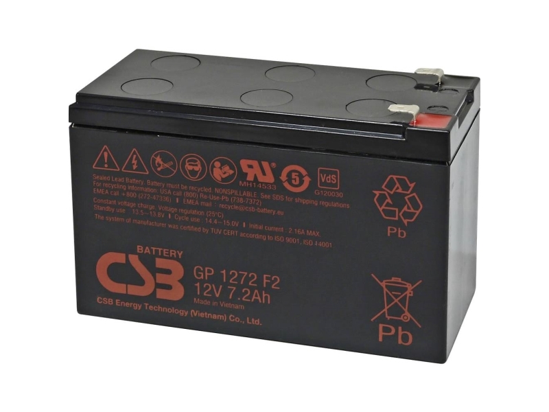 CSB GP1272 - UPS-batteri - 1 x batteri - Blysyre - 7.2 Ah