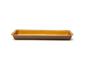 Kuchenform Rechteckig L284xb86xh25mm Karton/Pet Braun, 720 Stück/Karton
