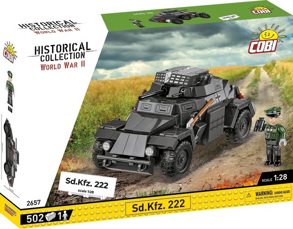 Cobi Sd.Kfz. 222 modelio konstravimo rinkinys