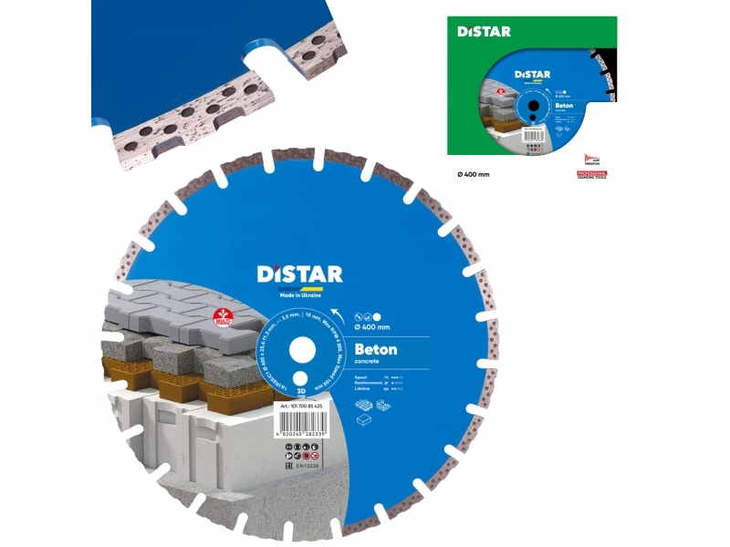 Milwaukee DISTAR diamantskæreklinge til beton 400 x 3,5/2,5 x 25,4 mm