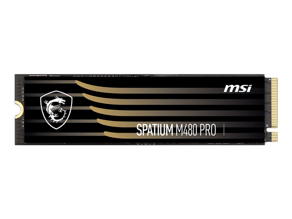 Msi Spatium M480 Pro 1Tb Pcie 4.0 Nvme M.2 2280 Ssd (7400/6000 Mb/S) 3D Nand