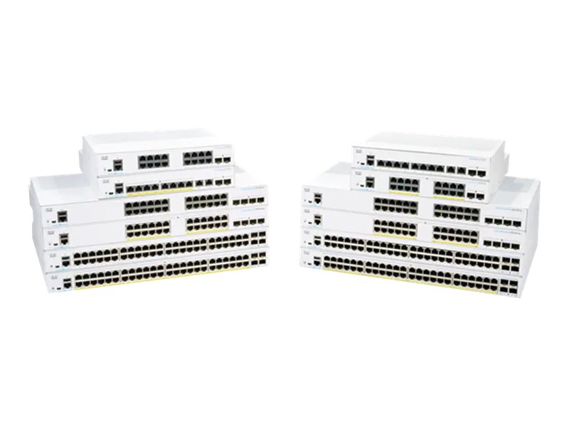 Cisco Cbs250-24Fp-4G Switch, 24Xgbe Rj45, 4Xsfp, Poe+, 370W - Refresh