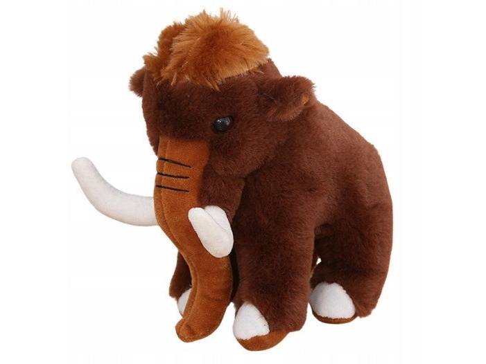 Leantoys Plys-Hånddukke Bamse Mammut Brun 20 Cm