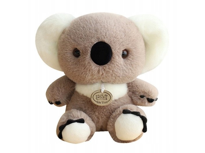 Plüsch Maskottchen Kuscheliger Koala Bär Grau 23Cm