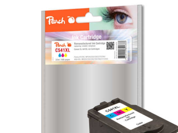 Peach - 22 Ml - Farve - Kompatibel - Genproduceret - Blækpatron (Alternativ Til: Canon Cl-541Xl) - For Canon Pixma Mg3150, Mg3510, Mg3550, Mg3650, Mg