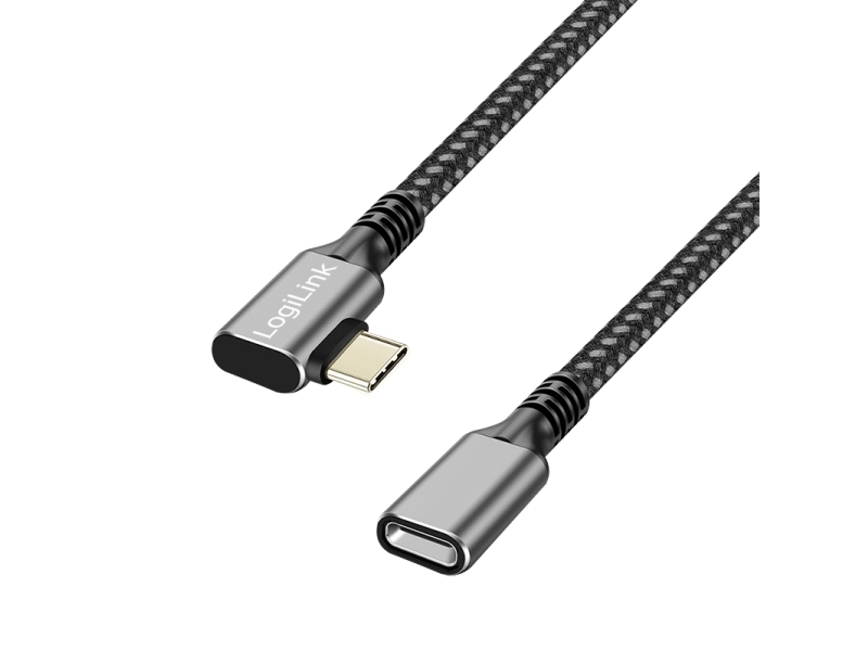 Logilink Cua0111, 1 M, Usb C, Usb C, Usb 3.2 Gen 2 (3.1 Gen 2), 10 Gbit/Sek., Sort, Grå