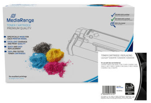 Mediarange Lexmark Toner Til E260a11e/E260a21e/E260a31e Sw