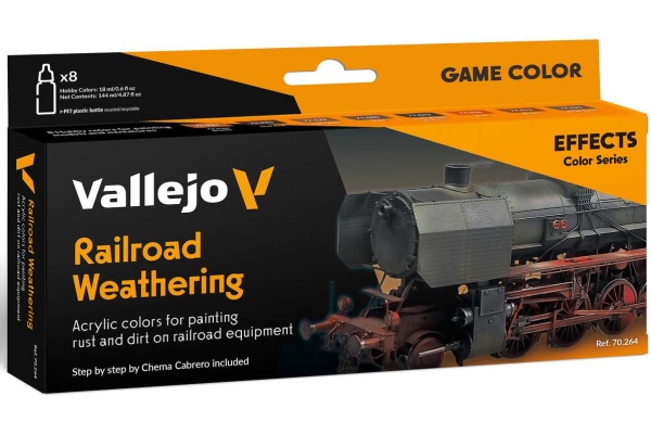 Model Color Set Railroad Weathering, Chema Cabrero