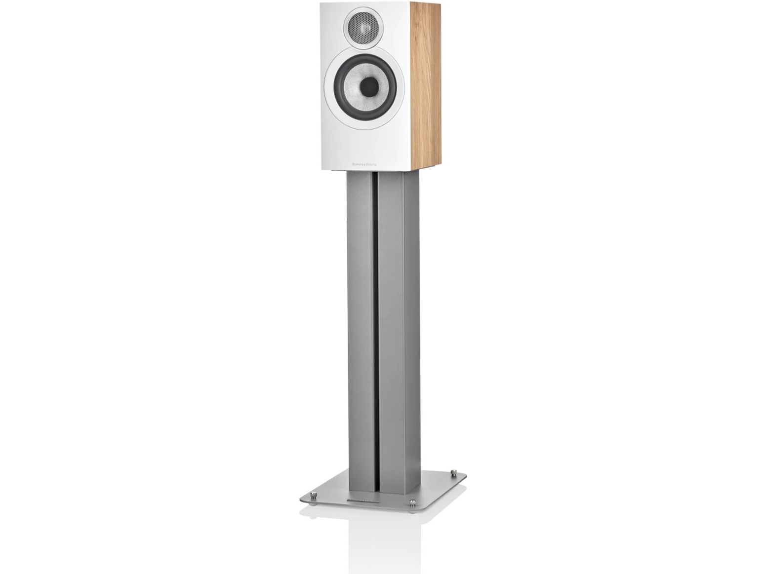 B&W 607 S3 pedestal speaker, 1 pc, white/oak | TV, Ljud & Bild - Högtalarkomponenter - Hi-Fi högtalare | GameStuff