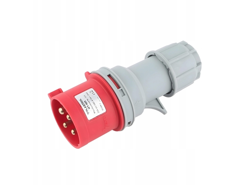 Plastrol Stromstecker 4P - 32A Wt-432 Plastrol