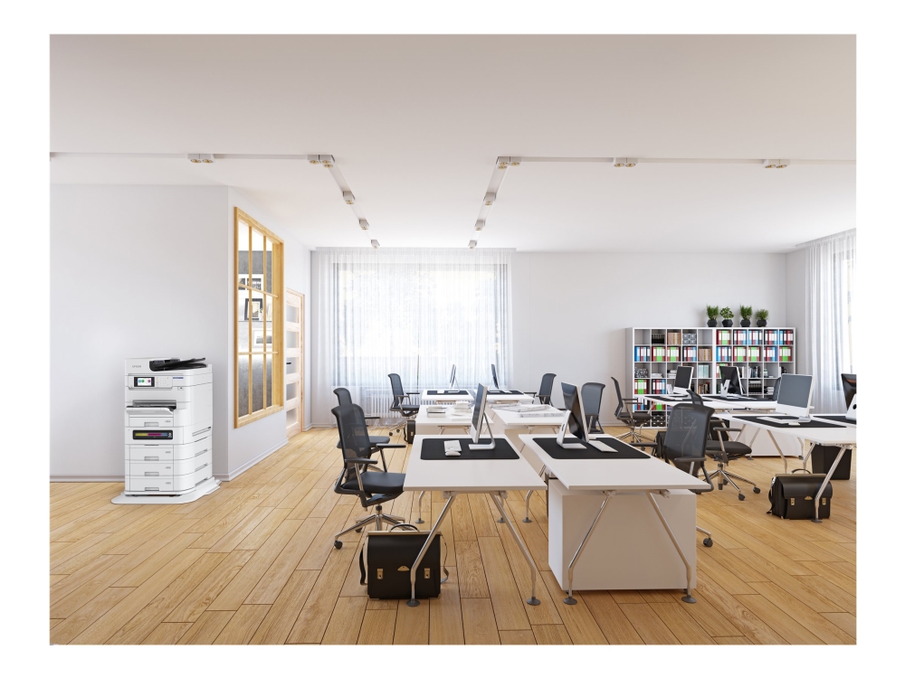 Epson WorkForce Pro EM-C8101RDWF - Multifunktionsskrivare - färg - bläckstråle - A3 (media) - upp till 22 sidor/minut (kopiering) - upp till 26 sidor/minut (utskrift) - 400 ark - 33.6 Kbps - USB 2.0, USB 2.0-värd, Gigabit LAN, Wi-Fi(ac) | Skrivare - Bläckstråle & fotoskrivare - Multifunktionsskrivare | GameStuff
