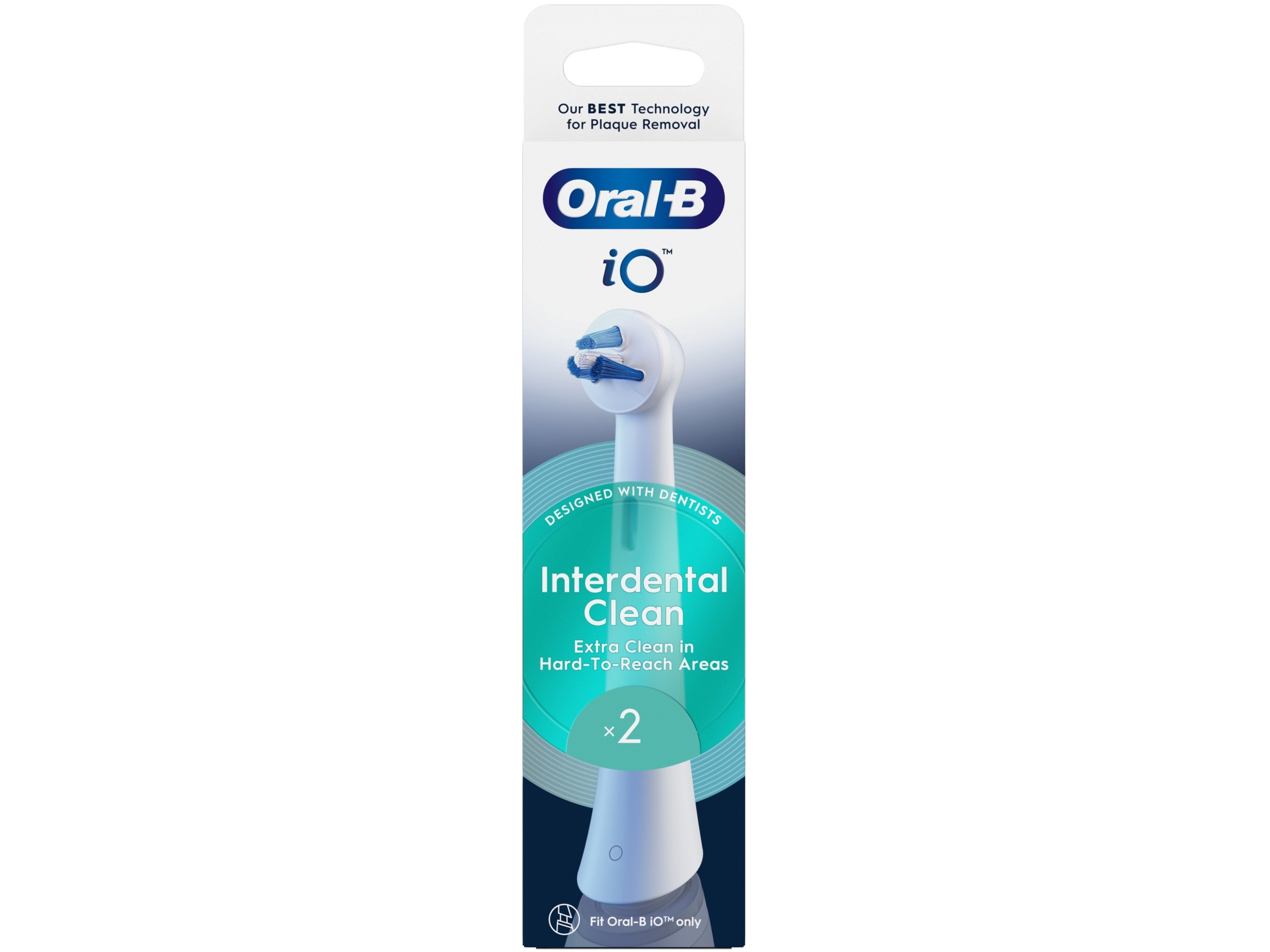 Dantų šepetėlis Dantų šepetėlio galvutė Oral-B iO Specialized, balta, 2 vnt.